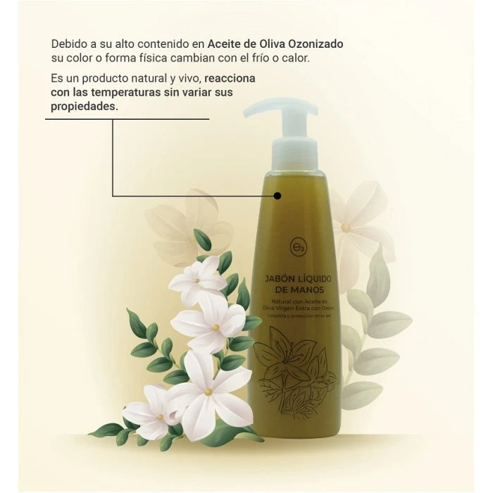 JABON LIQUIDO DE MANOS NATURAL CON OZONO (400ml)